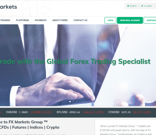 Fx Markets Group Erfahrungen (fxmarketsgroup.com Betrug) Fx Markets Group Erfahrungen
